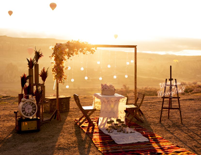 Cappadocia: Love Valley Proposal Service with Transfers - Practical ways to make the morning smoother