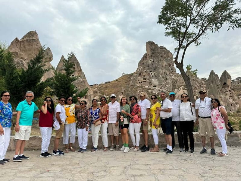 Cappadocia Red Tour with English Speaking Guide - Çavuşin closes the sightseeing with a photograph