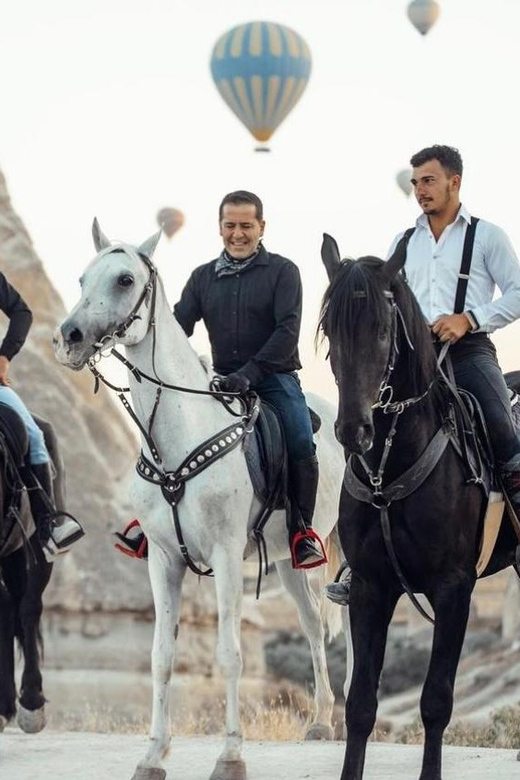 Cappadocia's Sunrise Horseback Riding - Choosing a horse and meeting the guides