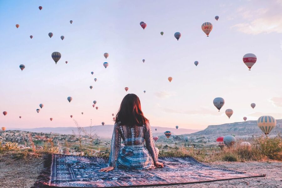 Cappadocia: Sunrise Balloon Watching Tour with Photographer - Rose Valley catches the balloons at their most exciting moment