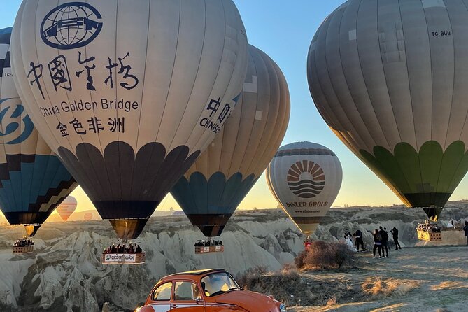 Cappadocia Sunrise Hot Air Balloon Flight / Discovery Balloons - Watching the balloon inflate before takeoff