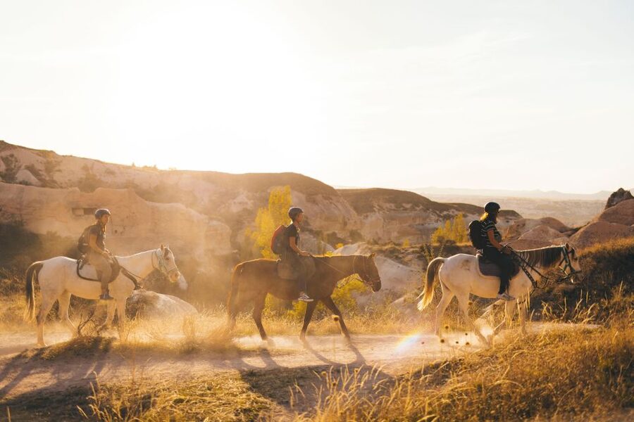 Cappadocia: Sunset or Daytime Horse Riding Tour - Red Valley and the changing colors at sunset