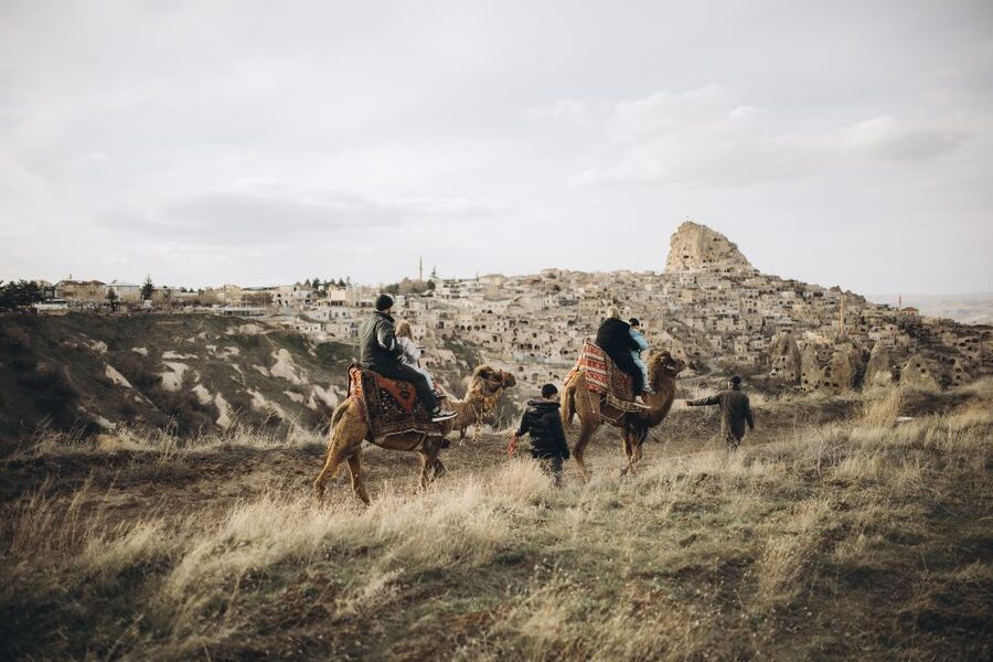 Cappadocia: Sunset or Sunrise Scenic Camel Ride - The Uçhisar Castle viewpoint