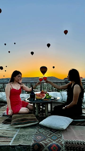 Cappadocia: Terrace Photo Spot With Balloon Flight View - Sunrise, balloons, and the weather gamble