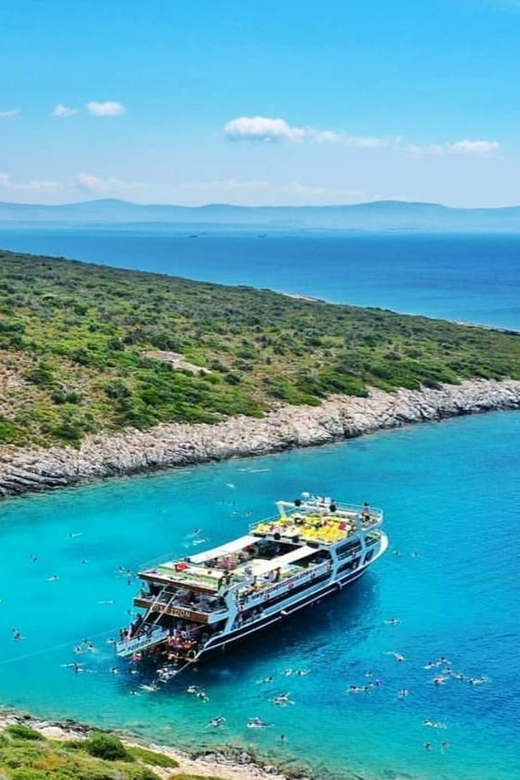 Cesme: Islands and Bays Boat Trip with BBQ Lunch - BBQ lunch on the lower deck