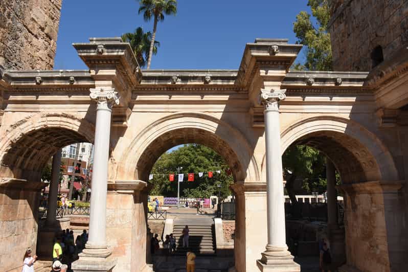 City of Side: City Tour including Waterfalls and Cable Car - From Side to Antalya, an early start with a long road