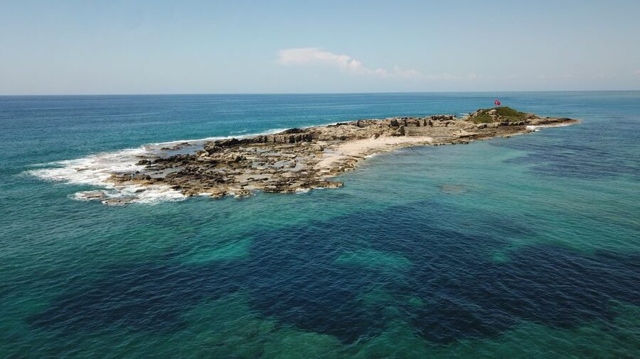City of Side: Dolphin Island Boat Tour with BBQ & Foam Party - From Side hotels to the Manavgat River