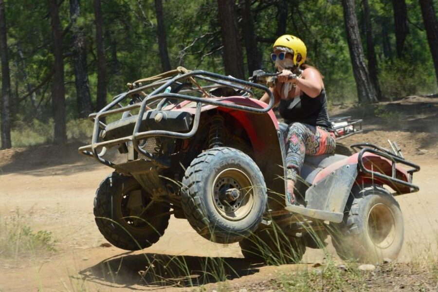 City of Side: Forest Quad-Bike Tour with Hotel Transfers - Families, couples, and nervous beginners