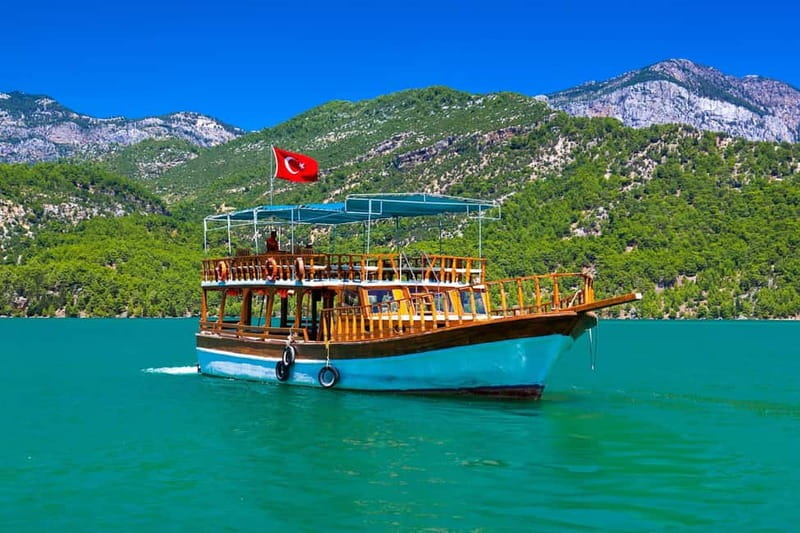 City of Side: Green Canyon Boat Trip w/Unlimited Soft Drinks - Swimming in turquoise water