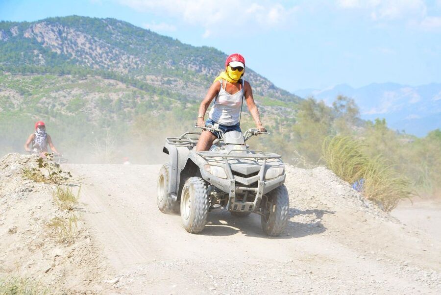 City of Side: Guided Quad Bike Riding Experience - Learning the quad controls before the route
