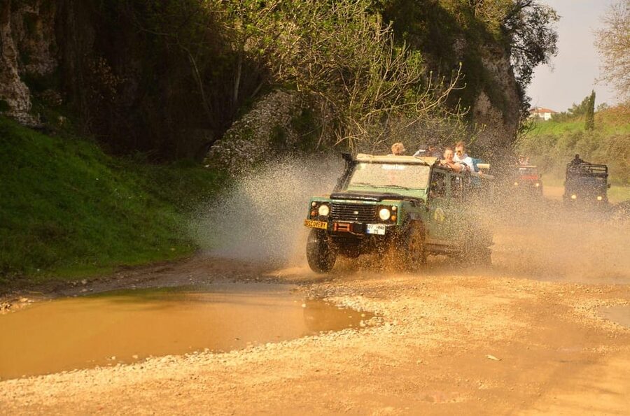 City of Side: Jeep Safari & Green Lake Boat Trip with Lunch - Practical Packing Advice for a Wet, Dusty Day