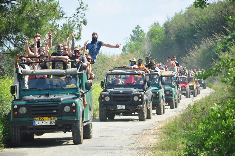 City of Side: Jeep Safari & Green Lake Boat Trip with Lunch - Green Lake by Boat