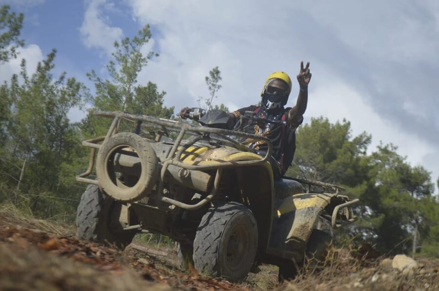 City of Side: Quad Bike Safari in the Taurus Mountains - Following the guide into the Taurus Mountains