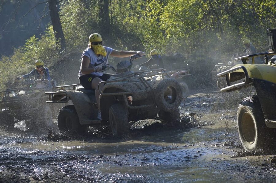City of Side: Quad Bike Safari in the Taurus Mountains - Learning the 250cc quads before the ride