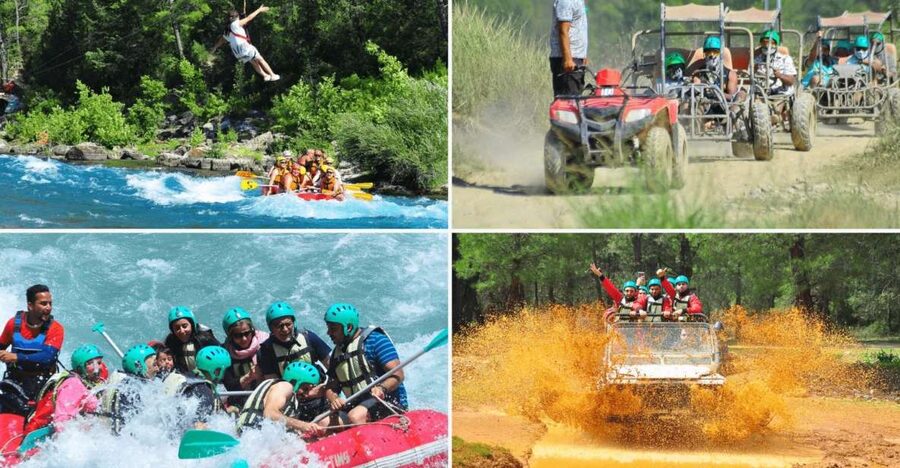 City of Side: Rafting, Zipline, Jeep, Buggy and Quad Combo - Getting fitted for the river