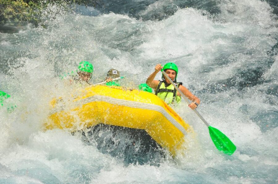 City of Side: Rafting, Zipline, Jeep, Buggy and Quad Combo - Rafting 14 kilometers through the canyon