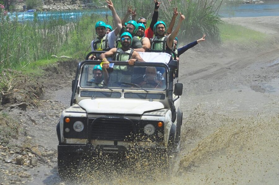 City of Side: Rafting, Zipline, Jeep, Buggy and Quad Combo - Buggy and quad riding in the mud