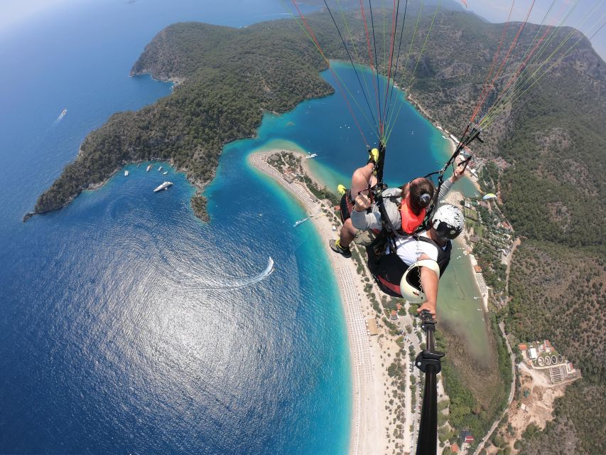 Fethiye: Babadag Tandem Paragliding Flight over Oludeniz - Reaching the 6,450-foot take-off point