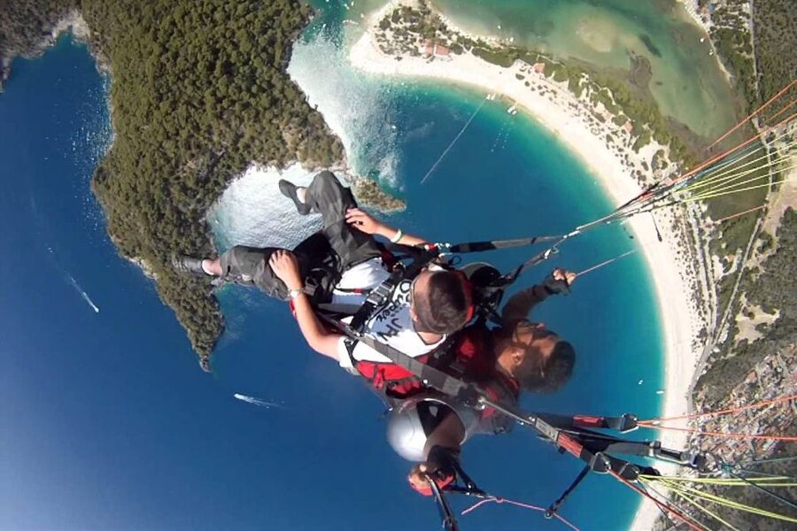 Fethiye: Blue Lagoon Tandem Paragliding w/Photos & Video - Five flight times, five different moods