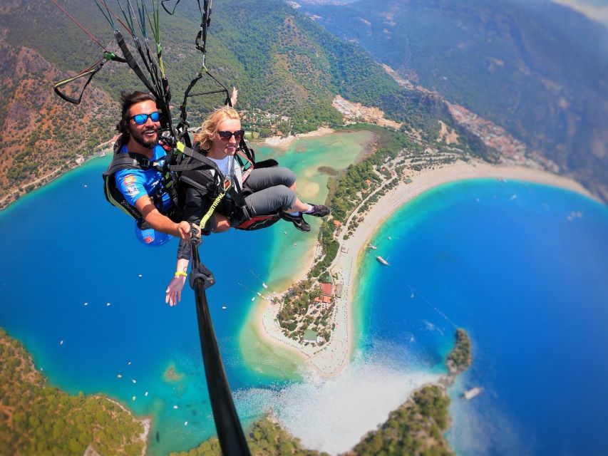 Fethiye: Tandem Paragliding Experience w/Hotel Pickup - Running off the cliff and finding the air