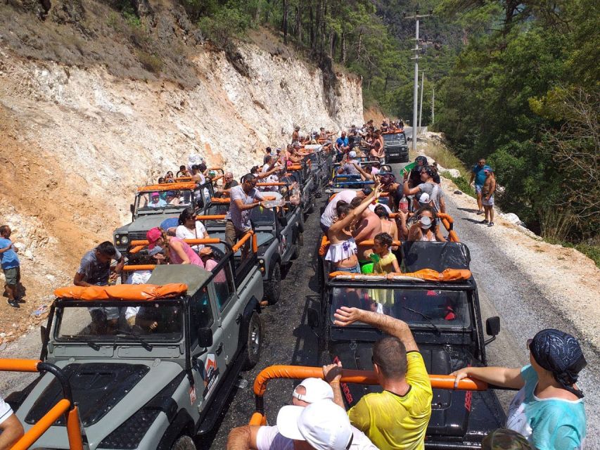 From Alanya: Jeep Safari Tour with Lunch at Dim River - Lunch beside Dim River