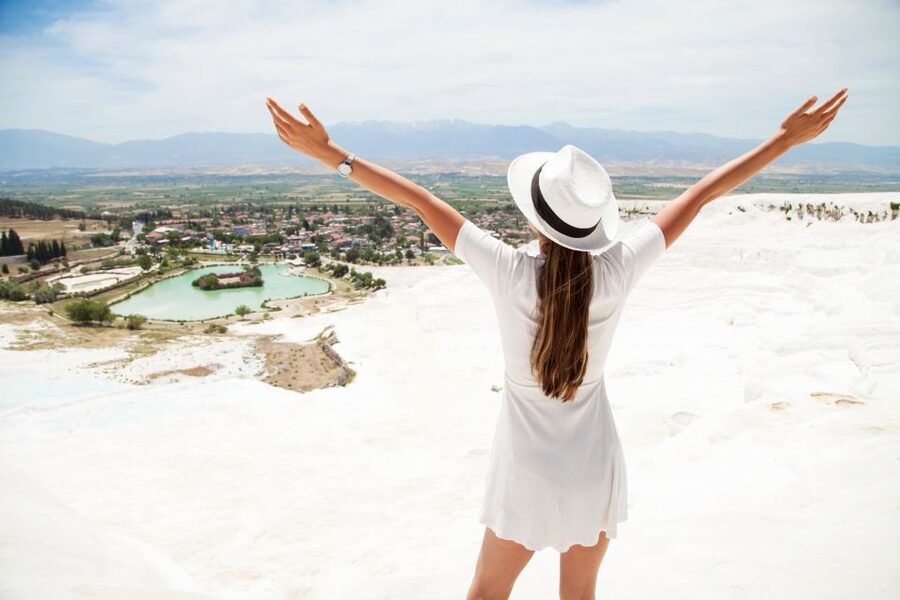 From Alanya: Pamukkale and Hierapolis Day Tour with Lunch - Reaching Hierapolis, the Holy City