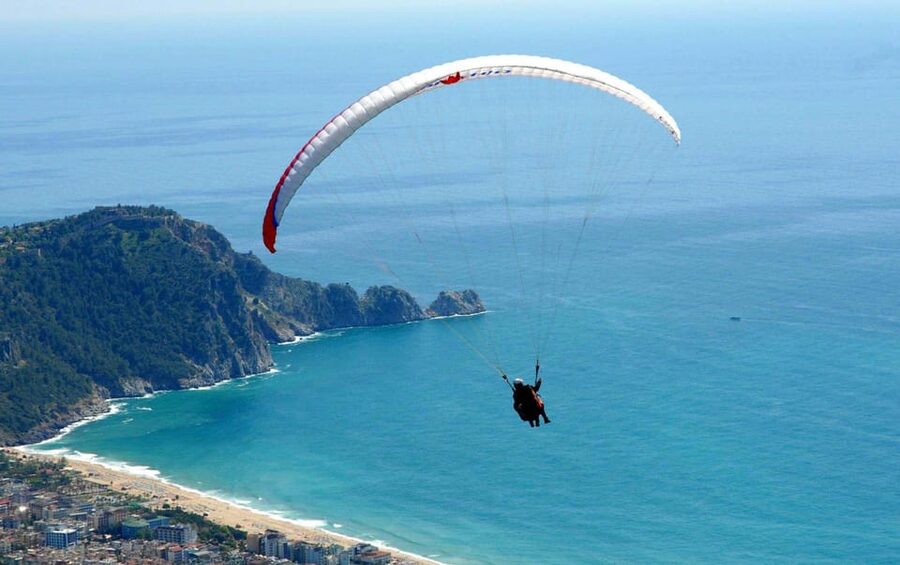 From Antalya, Belek, Side Alanya Paragliding Experience - George and the flying team
