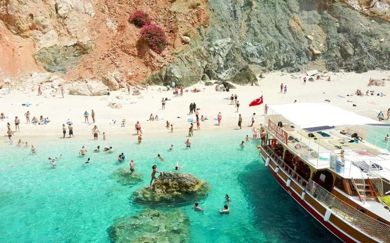 From Antalya/Kemer: Suluada Island Boat Trip with Sunset - Suluada’s Beaches and Swimming Stops