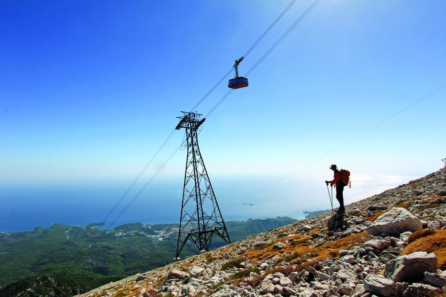 From Antalya or Kemer: Olympos Cable Car Ticket - Ticket only or hotel transfer