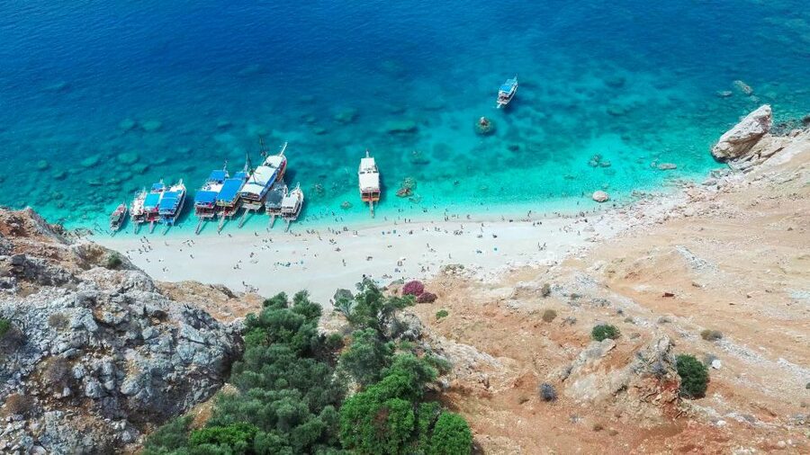From Antalya or Kemer: Suluada Island Boat Trip with Lunch - Hacivat Bay and its unusual rocks