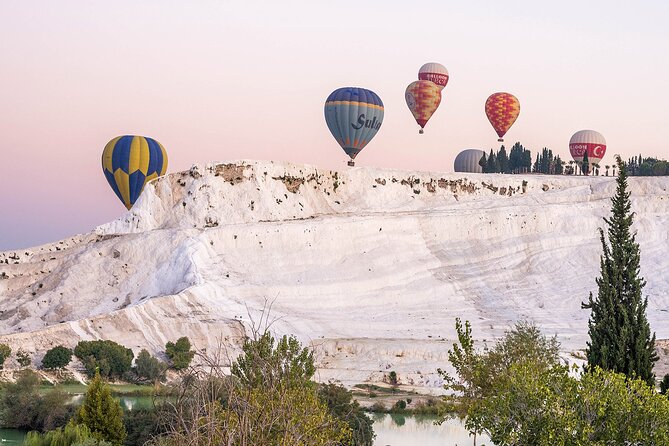 From Antalya: Pamukkale Hot Air Balloon Flight with Lunch - Seeing Pamukkale from the basket