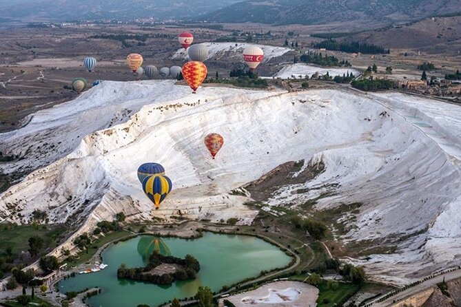 From Antalya: Pamukkale Hot Air Balloon Flight with Lunch - Walking the white terraces and Hierapolis