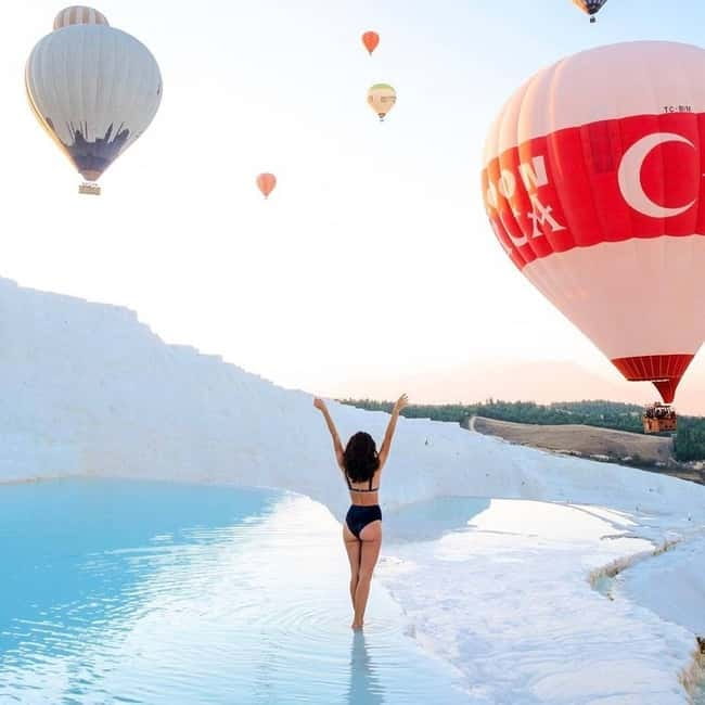 From Antalya: Pamukkale Hot Air Balloon Flight with Lunch - Which guide and language support to expect
