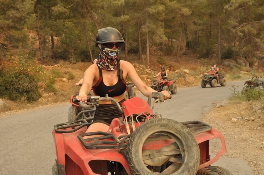 From Belek, Antalya Thrilling Quad Safari Adventure - Clothing, dust, and extras that cost more