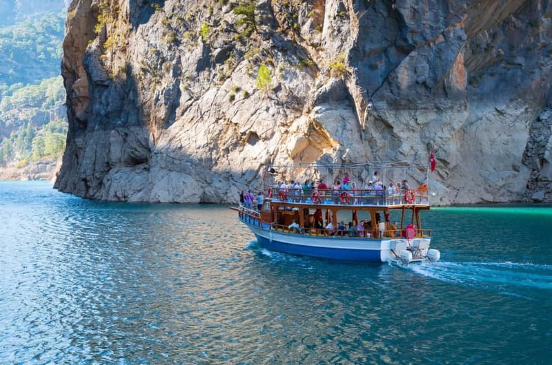 From Belek: Green Canyon Boat Trip with Lunch and Drinks - Swimming in the green lake