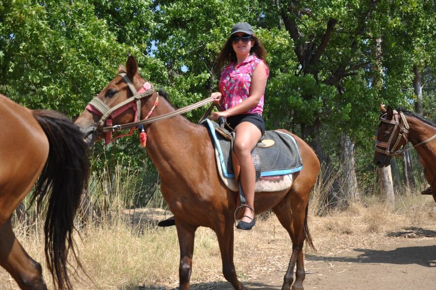 From Bodrum/Gümbet: Guided Horseback Riding Expereince - Meeting the horses before the ride