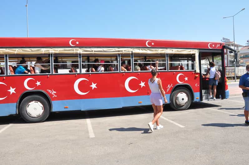 From City of Side: Cabrio Bus Safari & Boat Tour with Lunch - A Cabrio bus day beyond Side