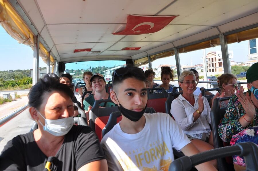From City of Side: Cabrio Bus Safari & Boat Tour with Lunch - Green Canyon and lunch at Green Lake