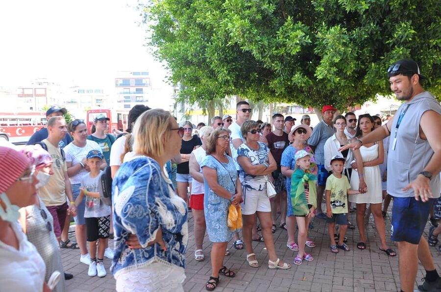 From City of Side: Cabrio Bus Safari & Boat Tour with Lunch - The stops that can change the tone