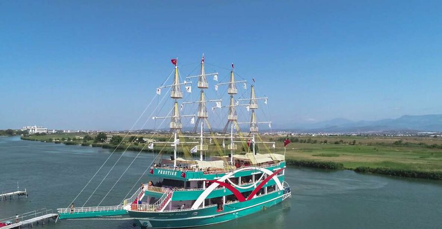 From City of Side: Dolphins Island Boat Trip with Transfer - A $15 boat day from Side