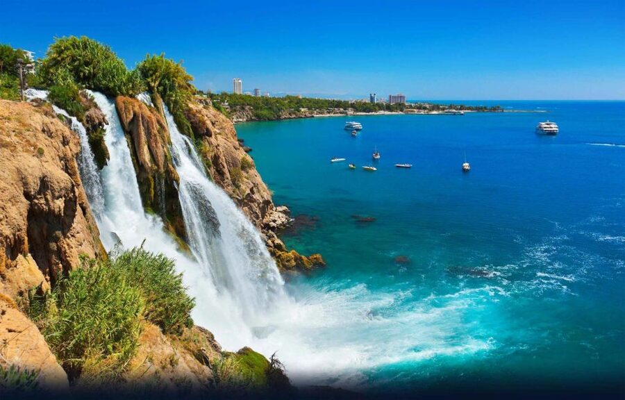 From City of Side: Full-Day Antalya City Tour w/ Transfers - Arriving at central Antalya and the ancient marina