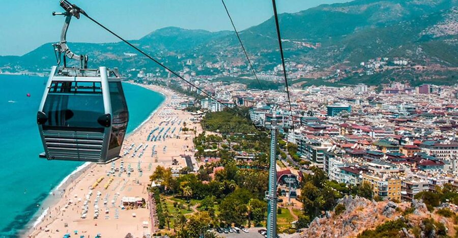 From city of Side: Guided Day Trip to Alanya City - From Side hotels to Alanya Castle