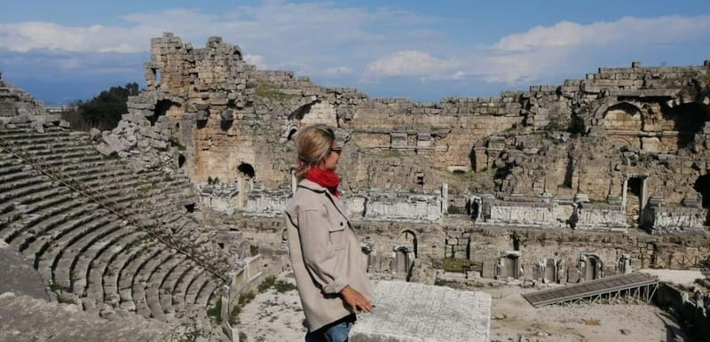 From City of Side: Perge, Aspendos & Kurşunlu Waterfall Trip - The guide and the small-group feel