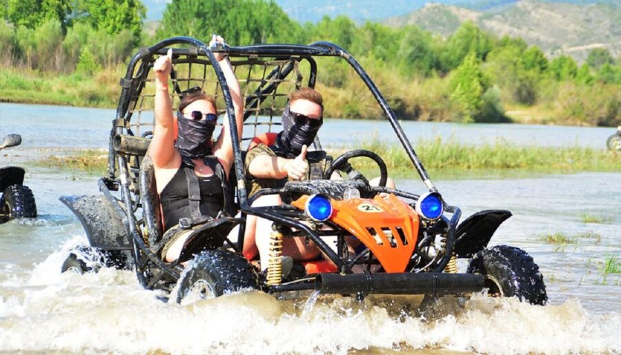 From city of Side: Taurus Mountains Buggy Safari - Three minutes of training before the engines start