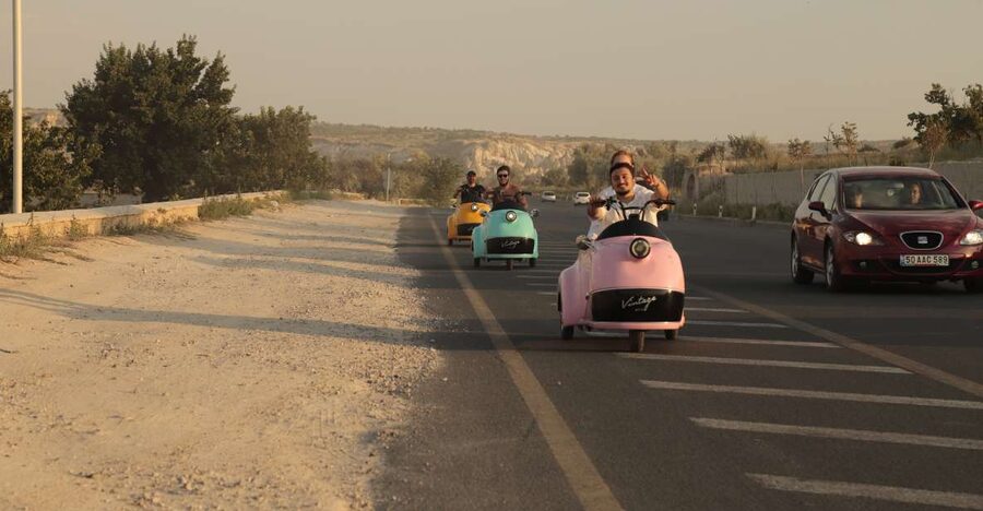 From Göreme: Cappadocia Electric Trike Tour - Pasabag and its three-capped chimneys