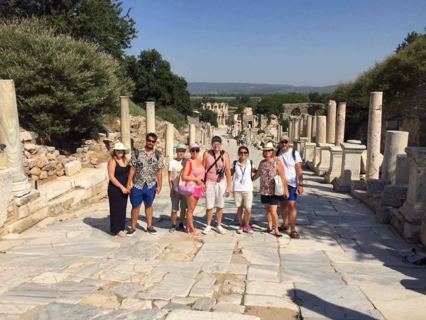 From Izmir: Ephesus, Artemis Temple Tour with Tickets/Lunch - The Great Theatre, Library, and Roman city plan