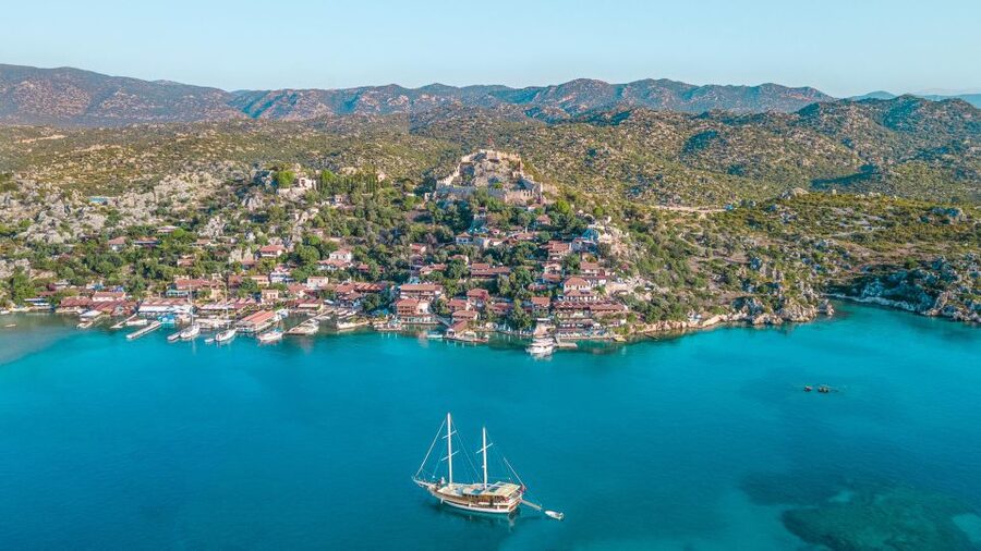 From Kas: Day Trip to Kekova Island - Seeing the protected Sunken City from Kekova Island
