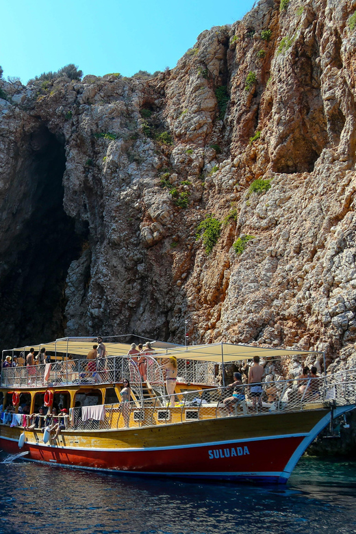 From Kemer, Antalya, Belek: Adrasan Suluada Island Boat Tour - Four stops, not one rushed swim