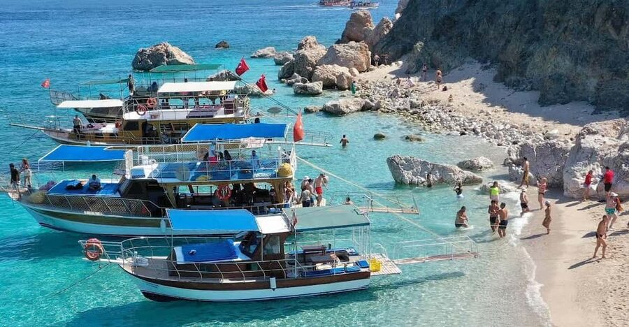 From Kemer, Antalya, Belek: Adrasan Suluada Island Boat Tour - Boarding at Adrasan pier