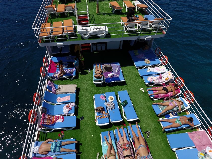 From Marmaris: Day Trip by Glass Bottom Semi Submarine - Space, cleanliness, and comfort on the three levels